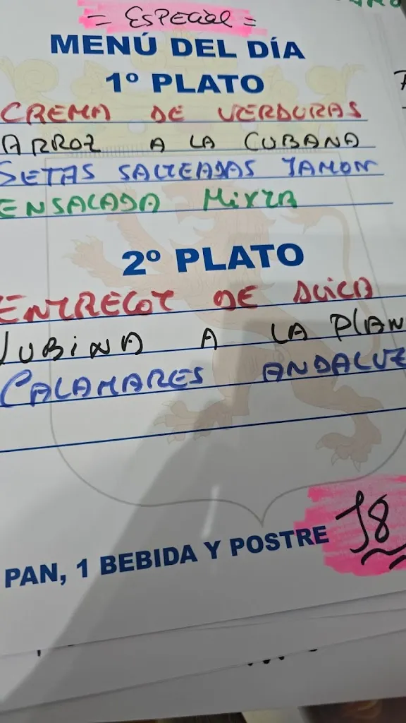 Menu_Mesón Leonés_Vadillo de la Sierra_immagine_1