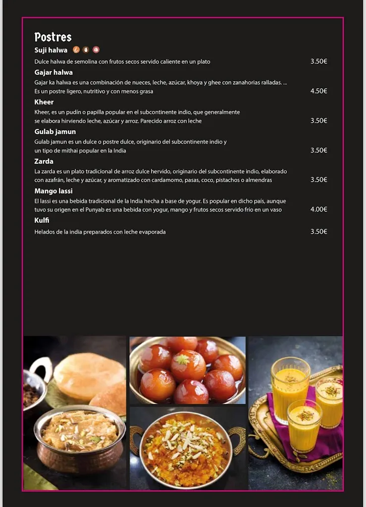 Menu_Indian restaurant_Culleredo_immagine_3