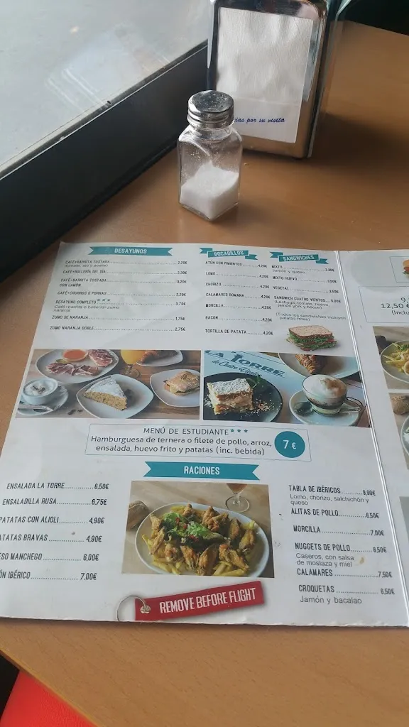 Menu_La Torre de Cuatro Vientos-Restaurante_Torre La_image_1