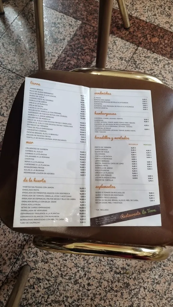 Menu_Restaurante La Torre_Torre La_immagine_1