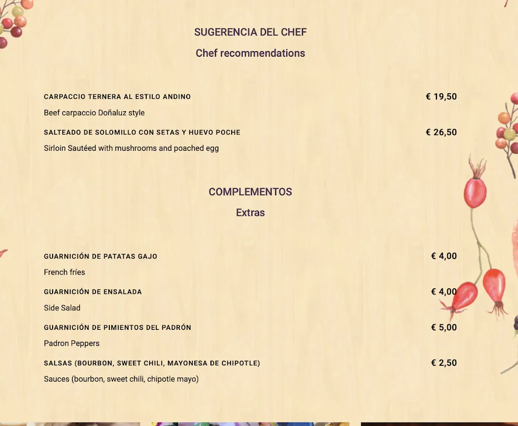Menu_Doña Luz Restaurante_Torre La_image_4