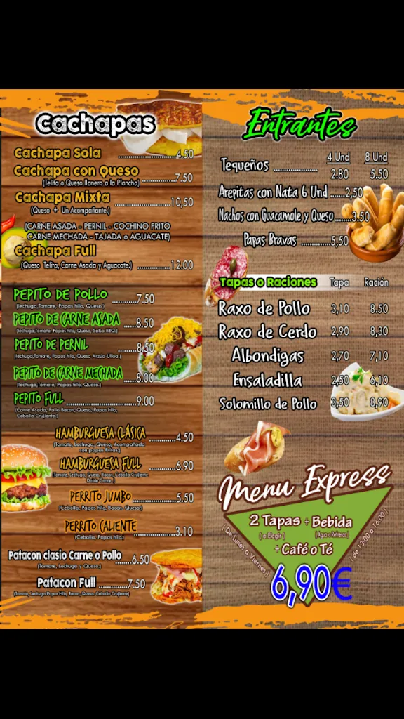 Menu_Chemex Venezuelan Food_Culleredo_image_3