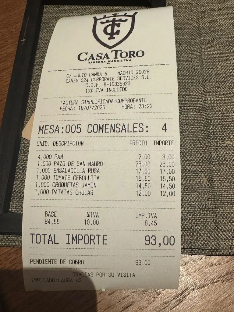 Laura Ortega Sosa_Casa Toro Taberna_Villatoro_review