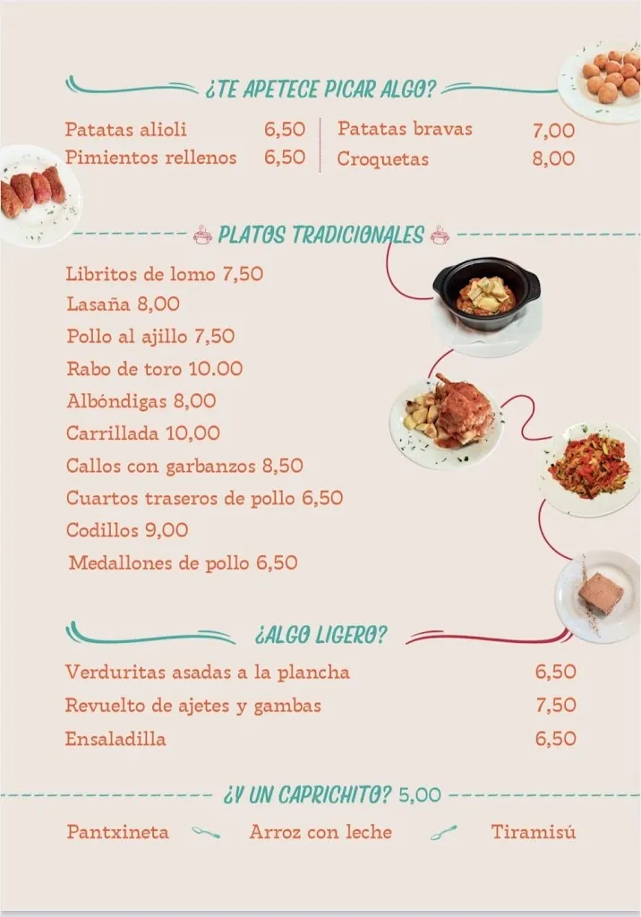 Menu_Casa De Comidas Bon Vivant_Tiemblo El_image_1