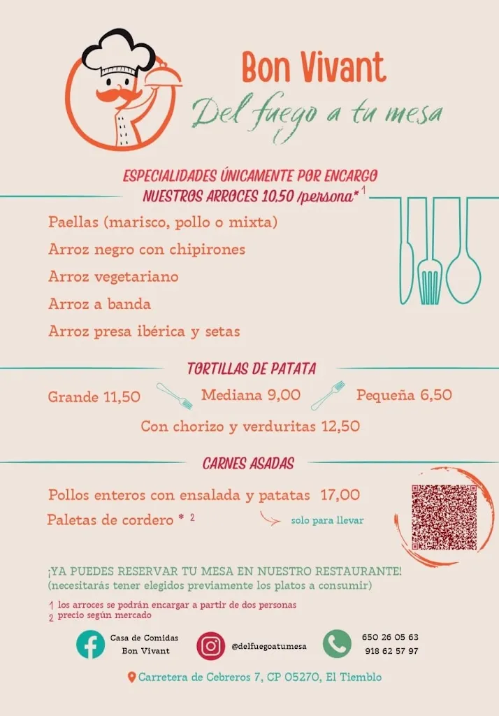 Menu_Casa De Comidas Bon Vivant_Tiemblo El_image_2