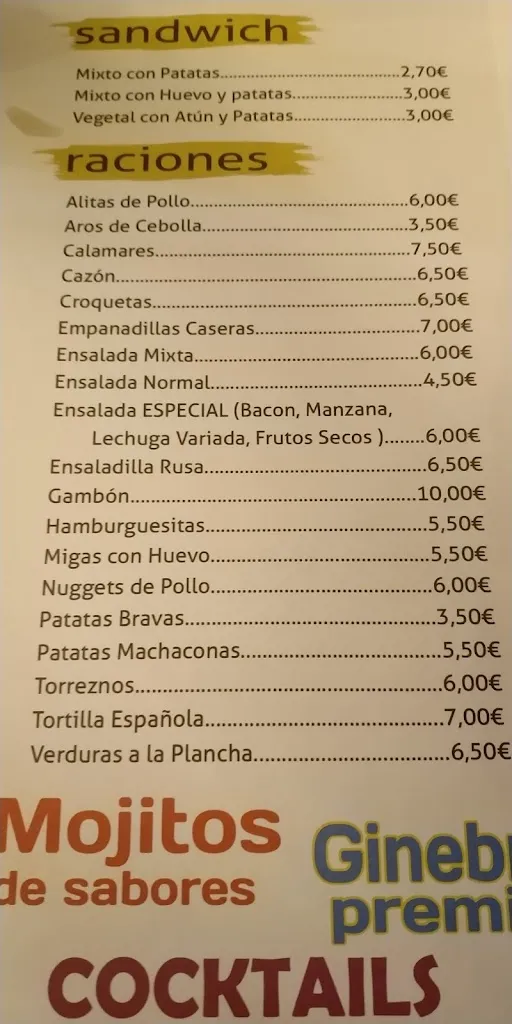 Menu_Café-Bar La Galería_Tiemblo El_image_4