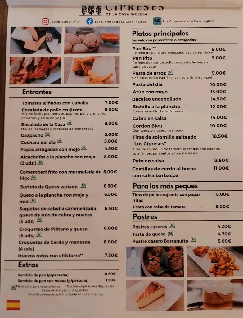 Menu_Los Cipreses de La Casa Inglesa_Villaflor_image_2