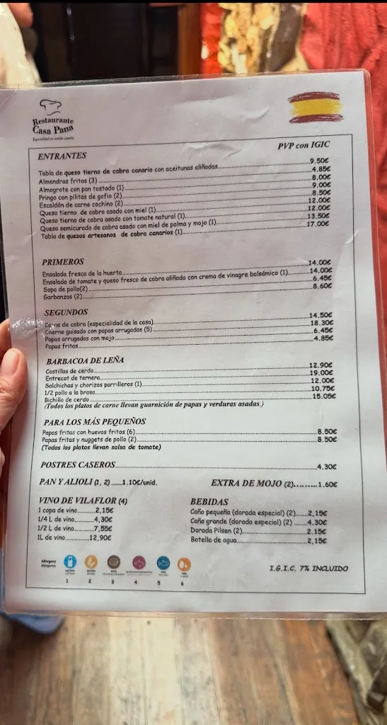 Menu_Restaurante Casa Pana_Villaflor_image_1