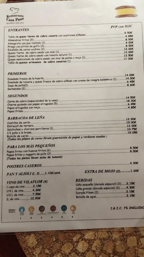 Menu_Restaurante Casa Pana_Villaflor_image_2
