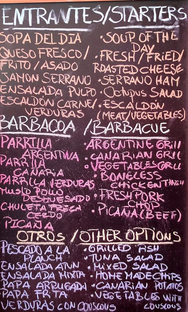 Menu_El Refugio de Vilaflor_Villaflor_image_2