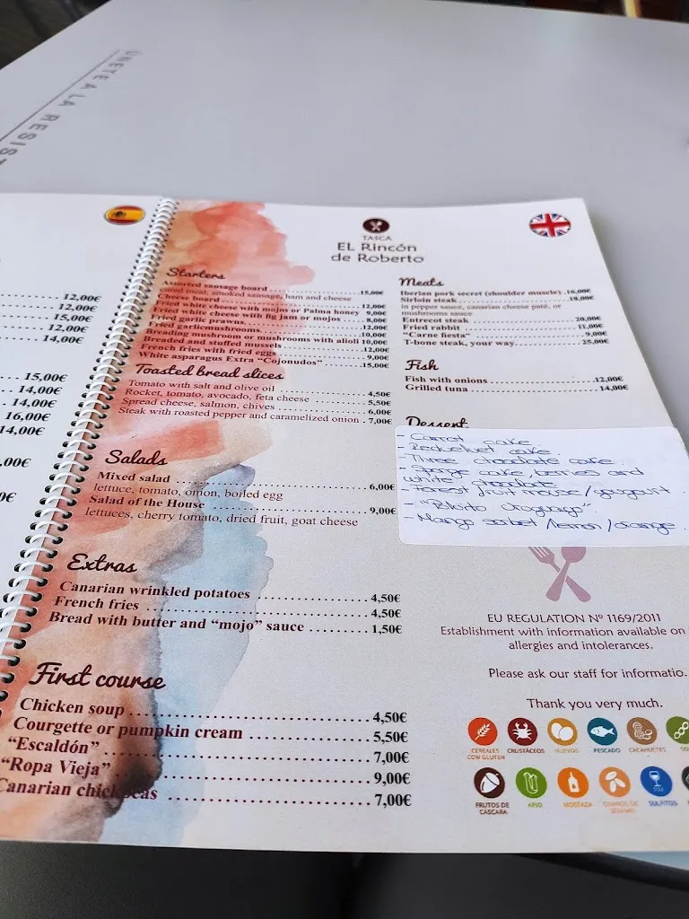 Menu_Tasca El Rincón de Roberto - Marian y Francis_Villaflor_image_2