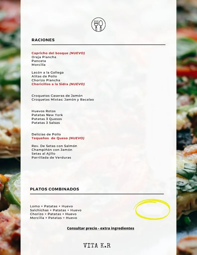 Menu_Bar Restaurante Vita K.R_Vita_image_4