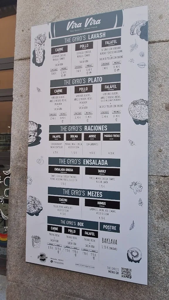 Menu_Vira Vira. The Gyro’s - Street Food_Vita_image_1