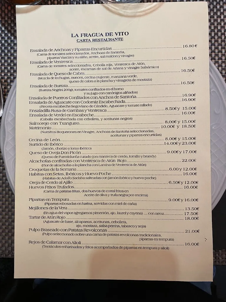 Menu_Taberna La Fragua De Vito_Vita_immagine_2