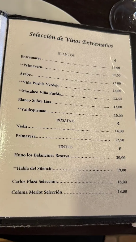 Menu_Mesón Restaurante Trinidad_Alange_image_2