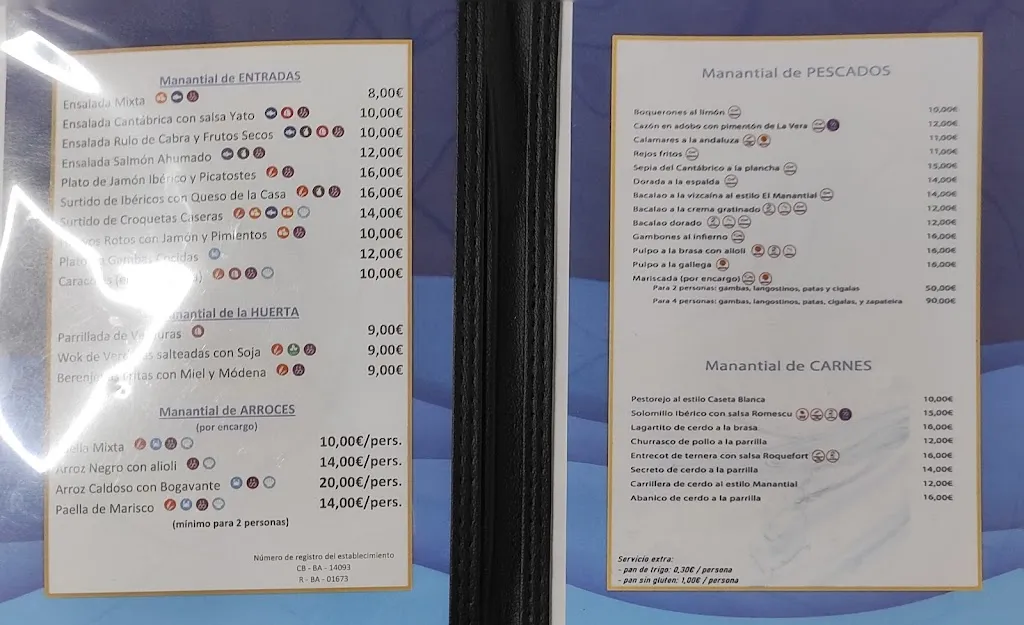 Menu_Bar-Restaurante El Manantial_Alange_image_1