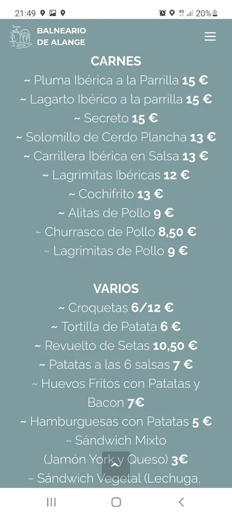 Menu_Bar del Parque_Alange_image_3