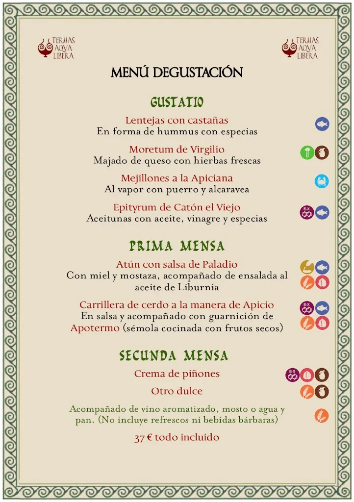 Menu_Restaurante romano Aqua Libera_Aljucén_image_3