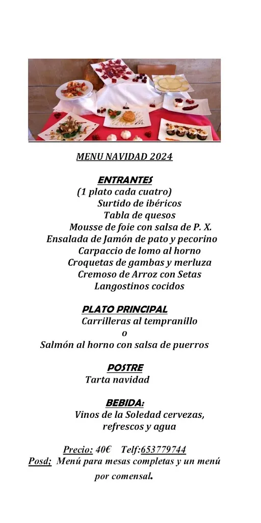 Menu_Cafetería Restaurante Romero _Aceuchal_image_1