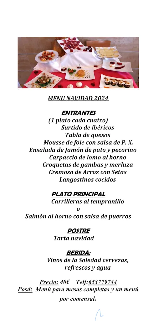 Menu_Cafetería Restaurante Romero _Aceuchal_image_2