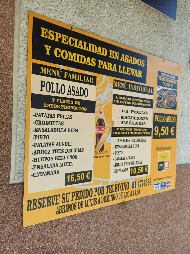 Menu_El Palacio del Pollo_Atalaya_image_1