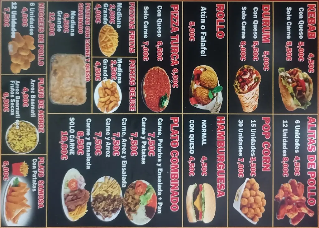 Menu_Fast Food Doner kebab_Arroyo de San Serván_image_1