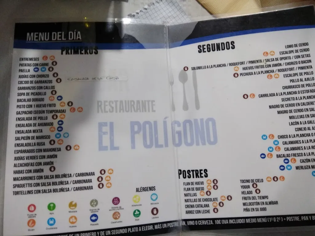 Menu_restaurante el poligono_Almendralejo_image_1