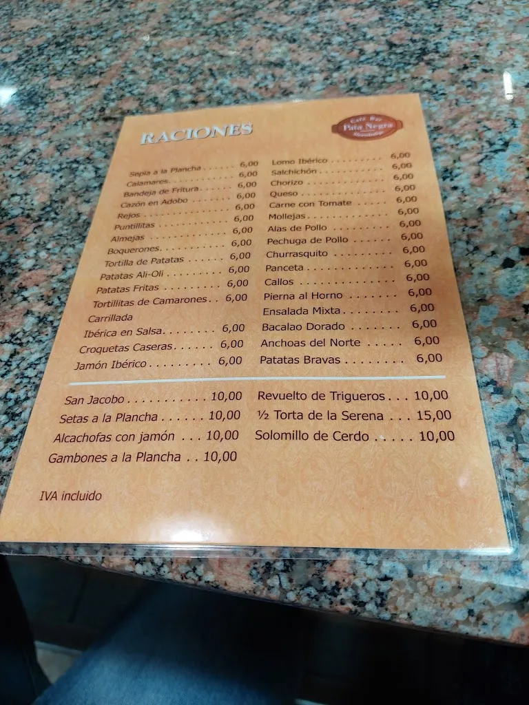 Menu_Raciones en Almendralejo Mesón Pata Negra_Almendralejo_image_4