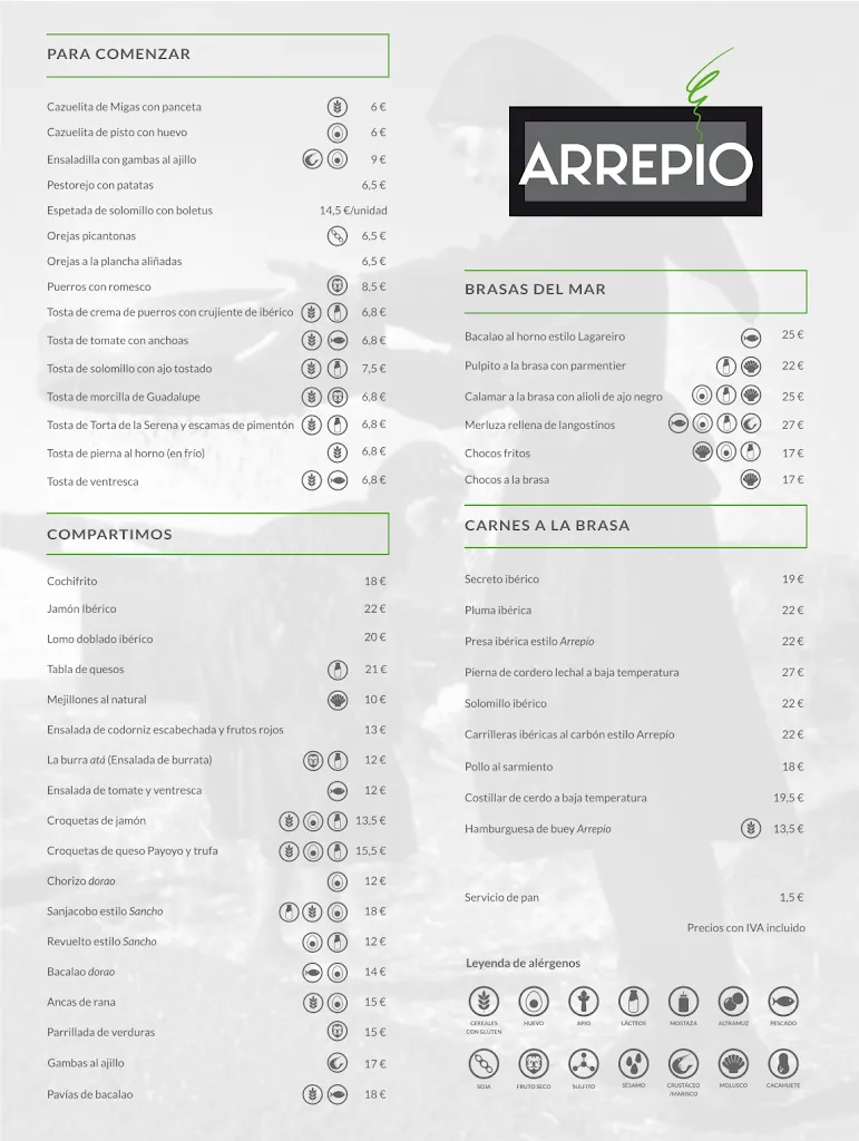 Menu_Arrepío Restaurante_Almendralejo_image_1