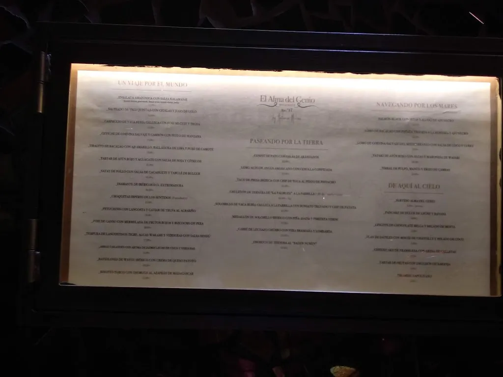 Menu_Restaurante El Alma del Genio_Badajoz_image_4