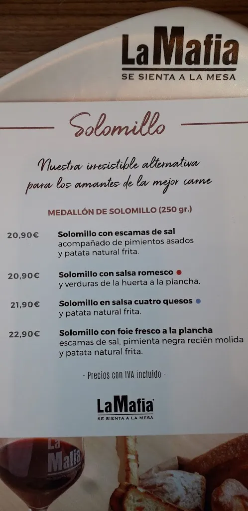 Menü_La Mafia se sienta a la mesa_Badajoz_Bild_1