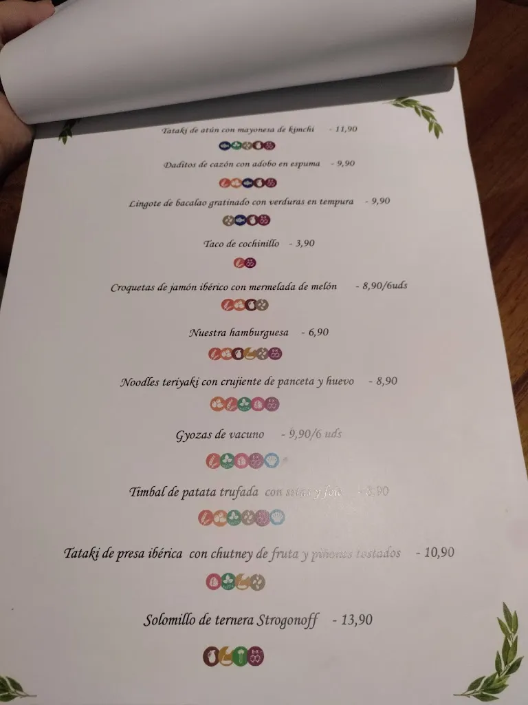 Menu_Restaurante El Laurel Badajoz_Badajoz_image_2