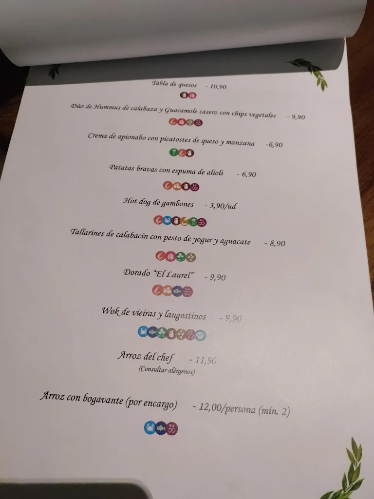 Menu_Restaurante El Laurel Badajoz_Badajoz_image_3