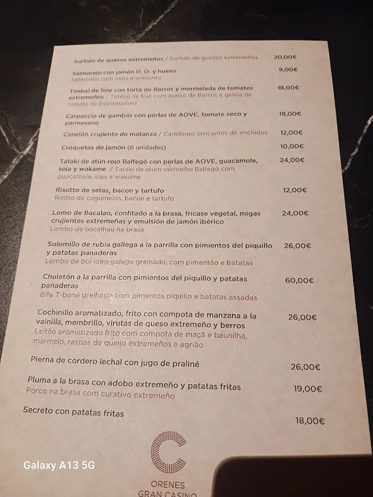 Menu_Mirador del Guadiana_Badajoz_image_3