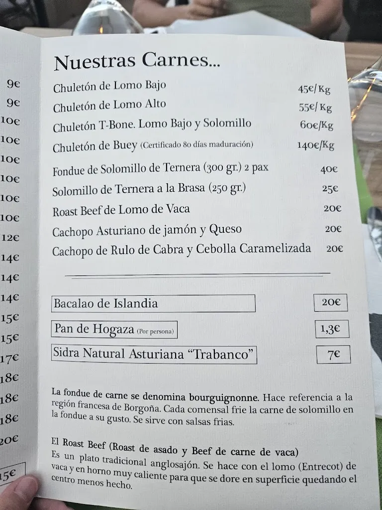 Menu_La Bacana Asador & Fondue_Badajoz_image_2