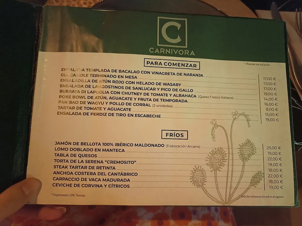 Menu_Restaurante Carnívora_Badajoz_image_2