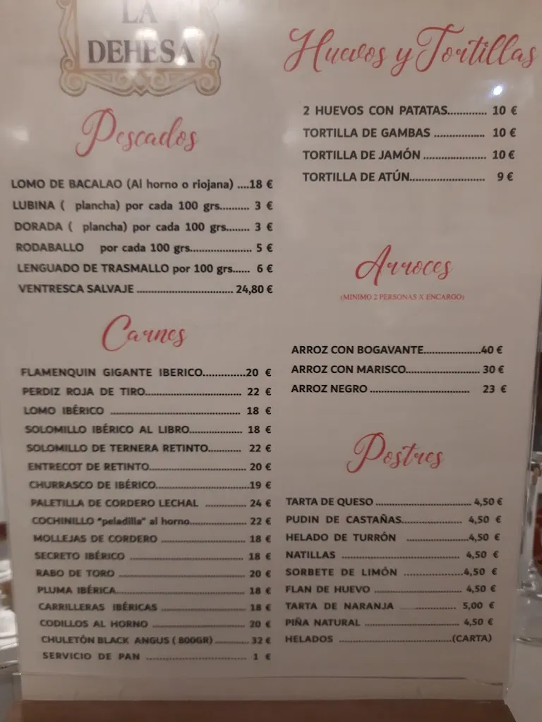 Menu_La Dehesa_Azuaga_image_1