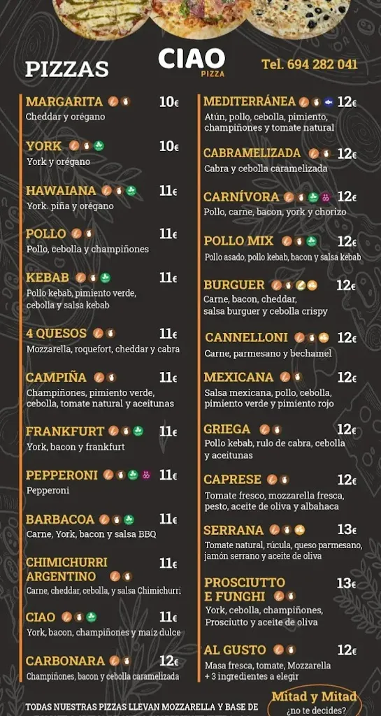 Menu_Ciao Pizza_Azuaga_immagine_2