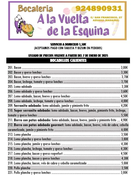 Menu_A La Vuelta De La Esquina_Azuaga_image_3