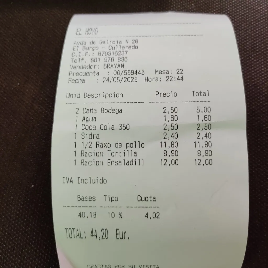 Kai Tungate_El Hoyo_Culleredo_review