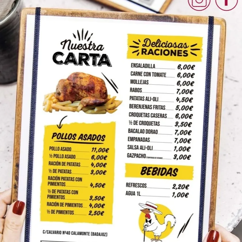 Pollos Asados Peña restaurant in Calamonte