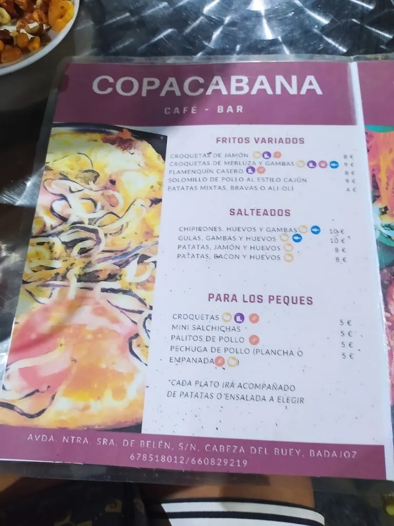 Menu_Bar Copacabana_Cabeza del Buey_immagine_2