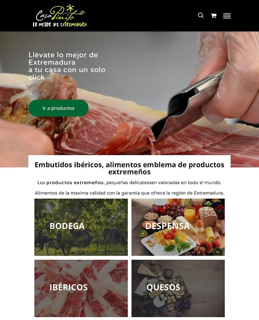 Menu_Casa Pinito - Productos extremeños_Cabeza del Buey_immagine_2