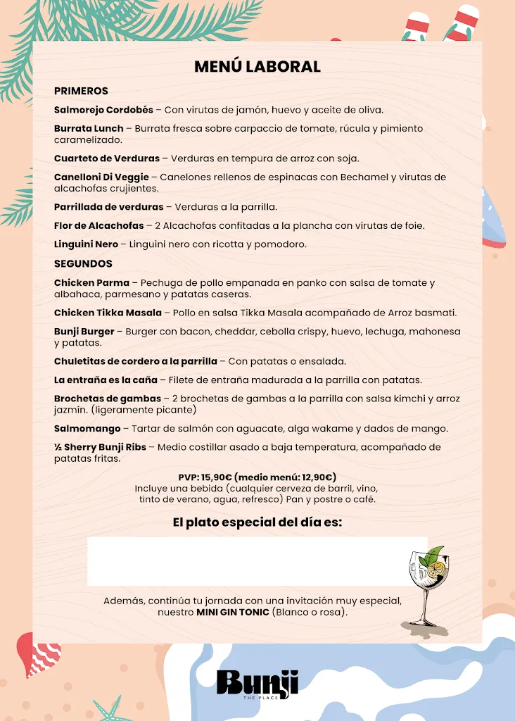 Menu_Bunji - The Place_Alburquerque_image_1