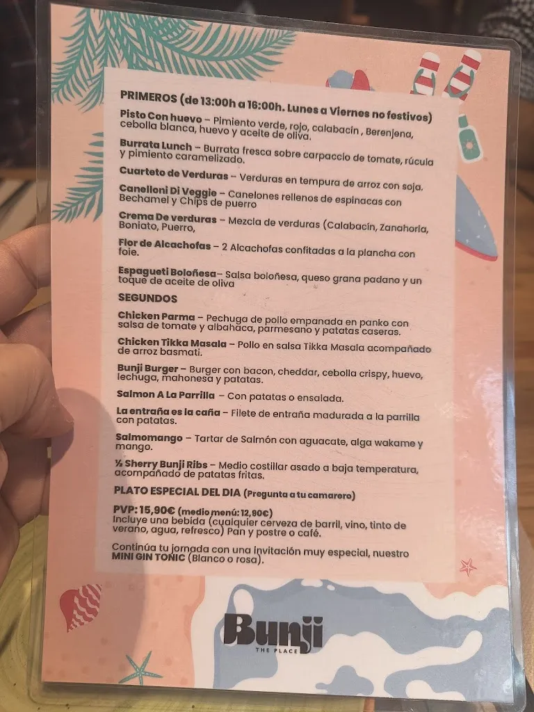 Menu_Bunji - The Place_Alburquerque_image_2