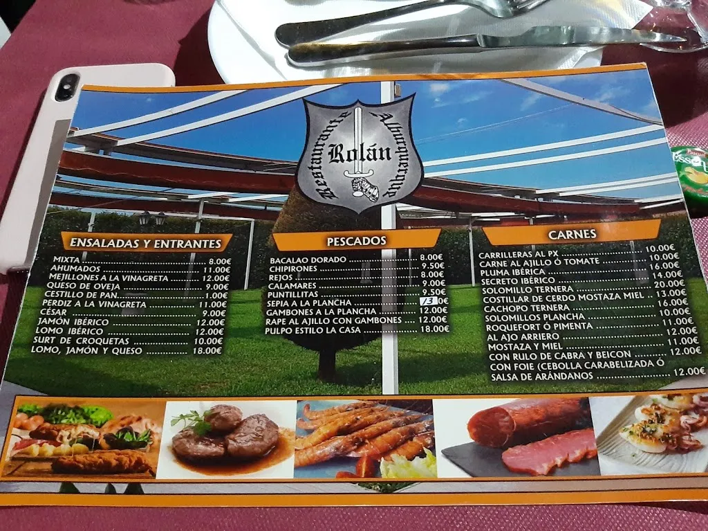 Menu_Restaurante Rolán_Alburquerque_immagine_1
