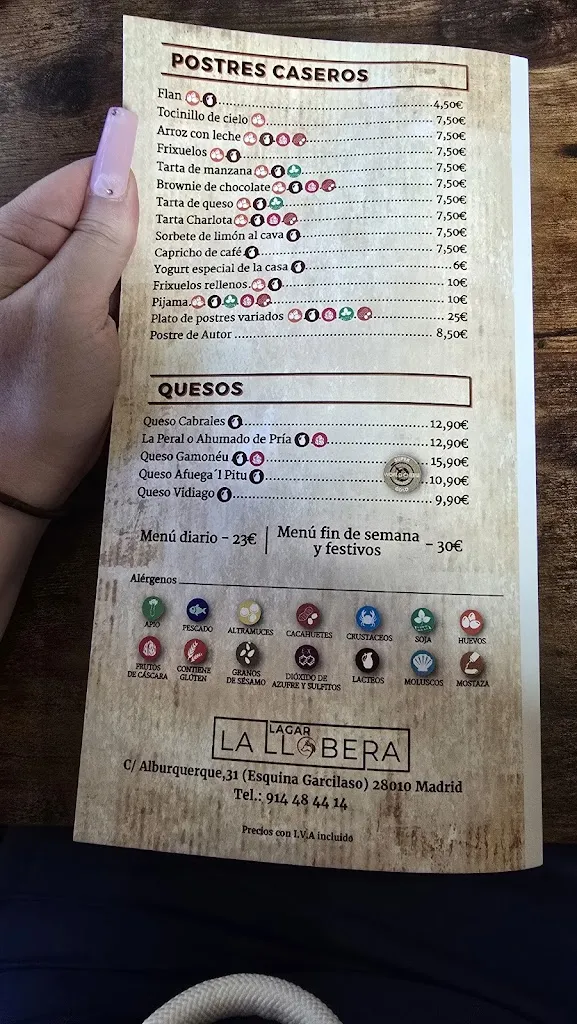 Menu_Llagar La Llobera_Alburquerque_image_3