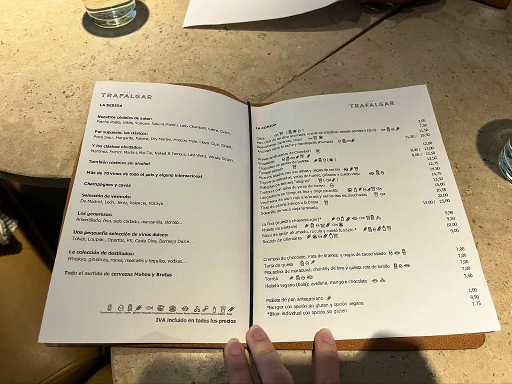 Menu_Bar Trafalgar_Alburquerque_image_3