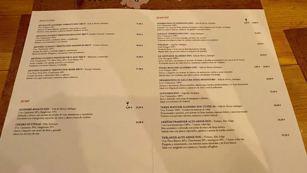 Menu_Filu 'e Ferru Restaurante tradicional de Cerdeña_Alburquerque_image_2