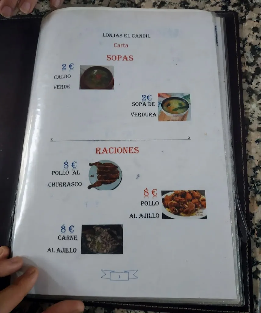 Menu_Comidas Lonjas El Candil_Alburquerque_image_2